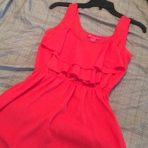 Ultra Pink Ruffle Dress